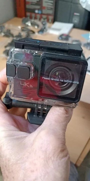 Câmera Ação Apeman A79 4k/wifi/+case à prova d'água 40M/2 bateria/+kit completo acessorios - Foto 3