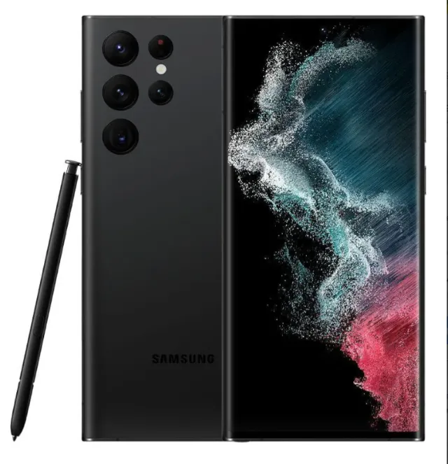 Smartphone Samsung Galaxy S22 Ultra 5G Preto RAM Tela 6.8 Câmera Quádrupla Frontal 40MP