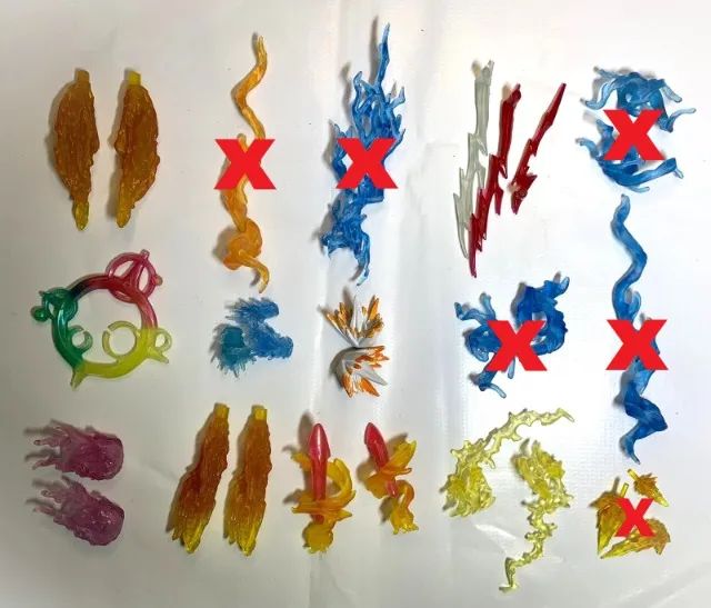 Sh Figurarts Marvel Legends Mafex Action Figures Effects Efeitos em Pares Diversos   - Foto 3