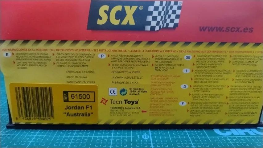 Autorama Scx Jordan F1 "AUSTRALIA" Ref Nr 6150 - Foto 4