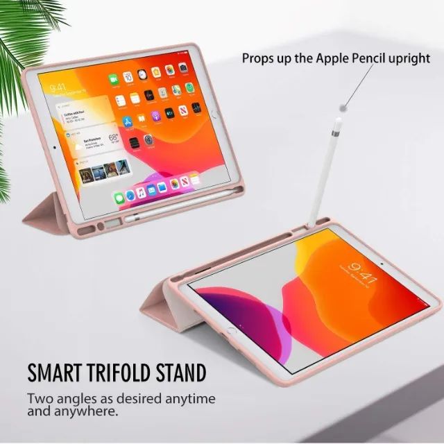 Capa Smart Case P/ iPad 7 10.2 Ipad 8 Ipad 9 10.2'' Com Slot Apple Pencil - Foto 4