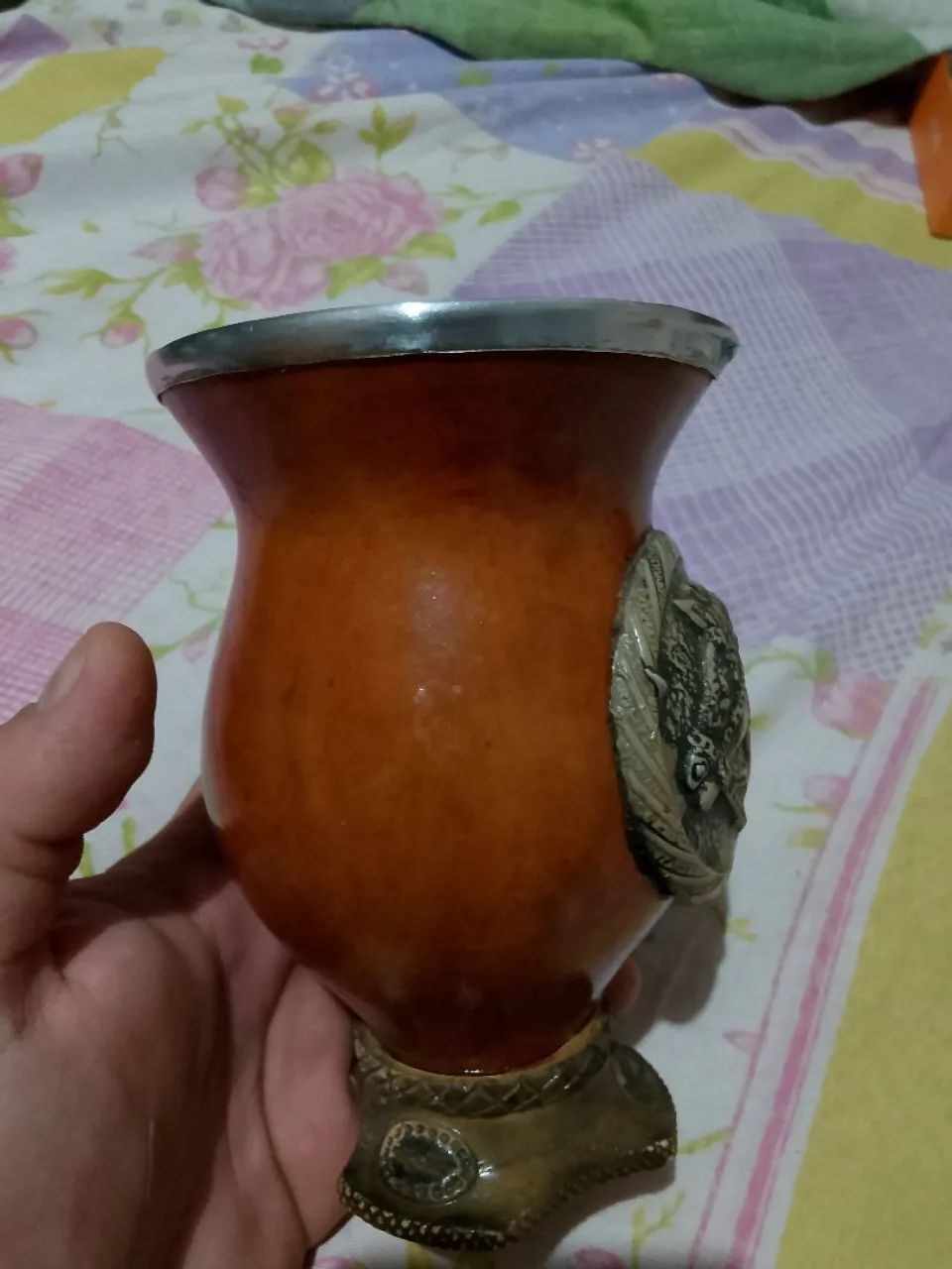 Cuia de chimarrão e bomba  - Foto 3