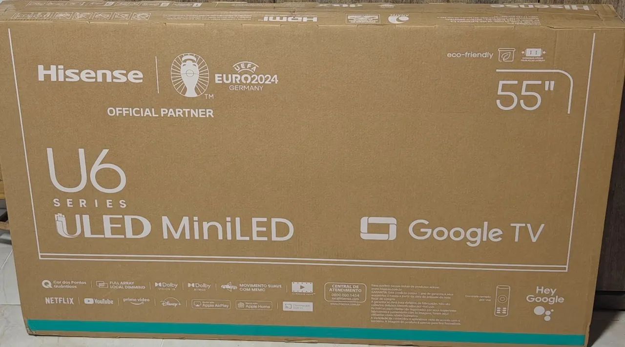 TV 55 polegadas Miniled hisense 64418593254401121