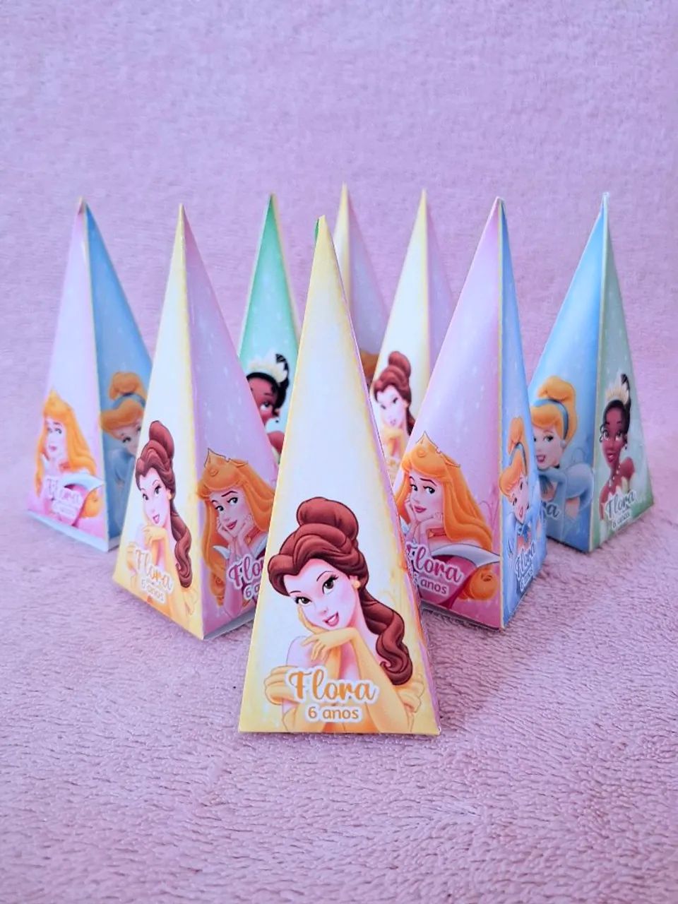 Sacolas de lembrancinhas Princesas - Foto 4