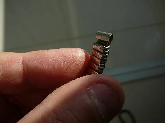 Pulseira de relógio - antiga - retrátil - Foto 3