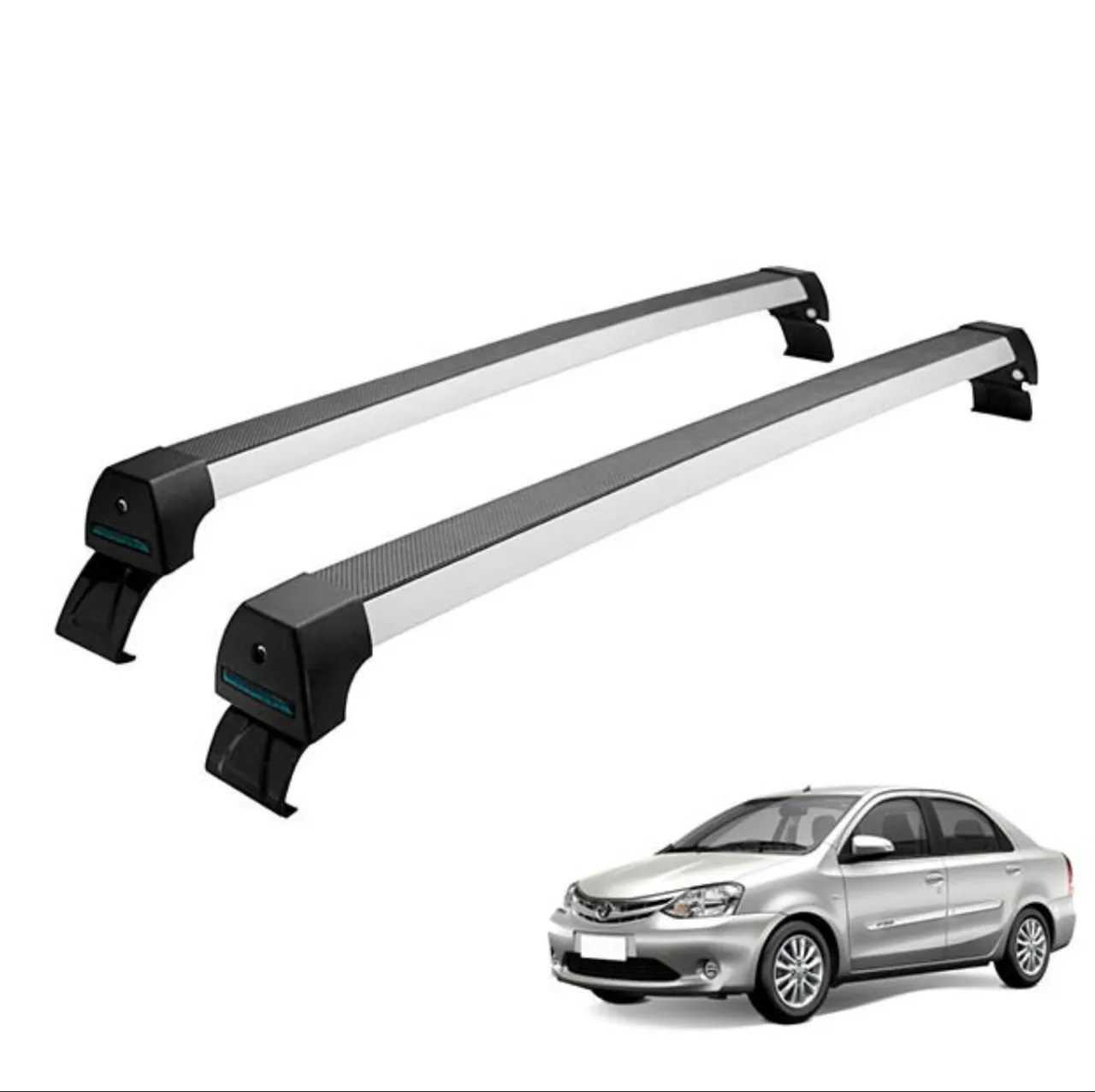 Rack Teto Alumínio Etios Sedan