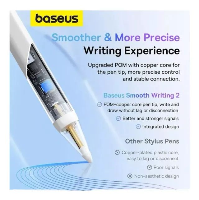 Caneta Touch Baseus iPad Palm Reject Smooth Writing2 | Pencil ipad64312418511746121