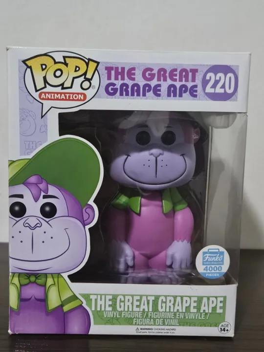 Funko Pop The Great Grape Ape 220 - João Grandão Hanna Barbera