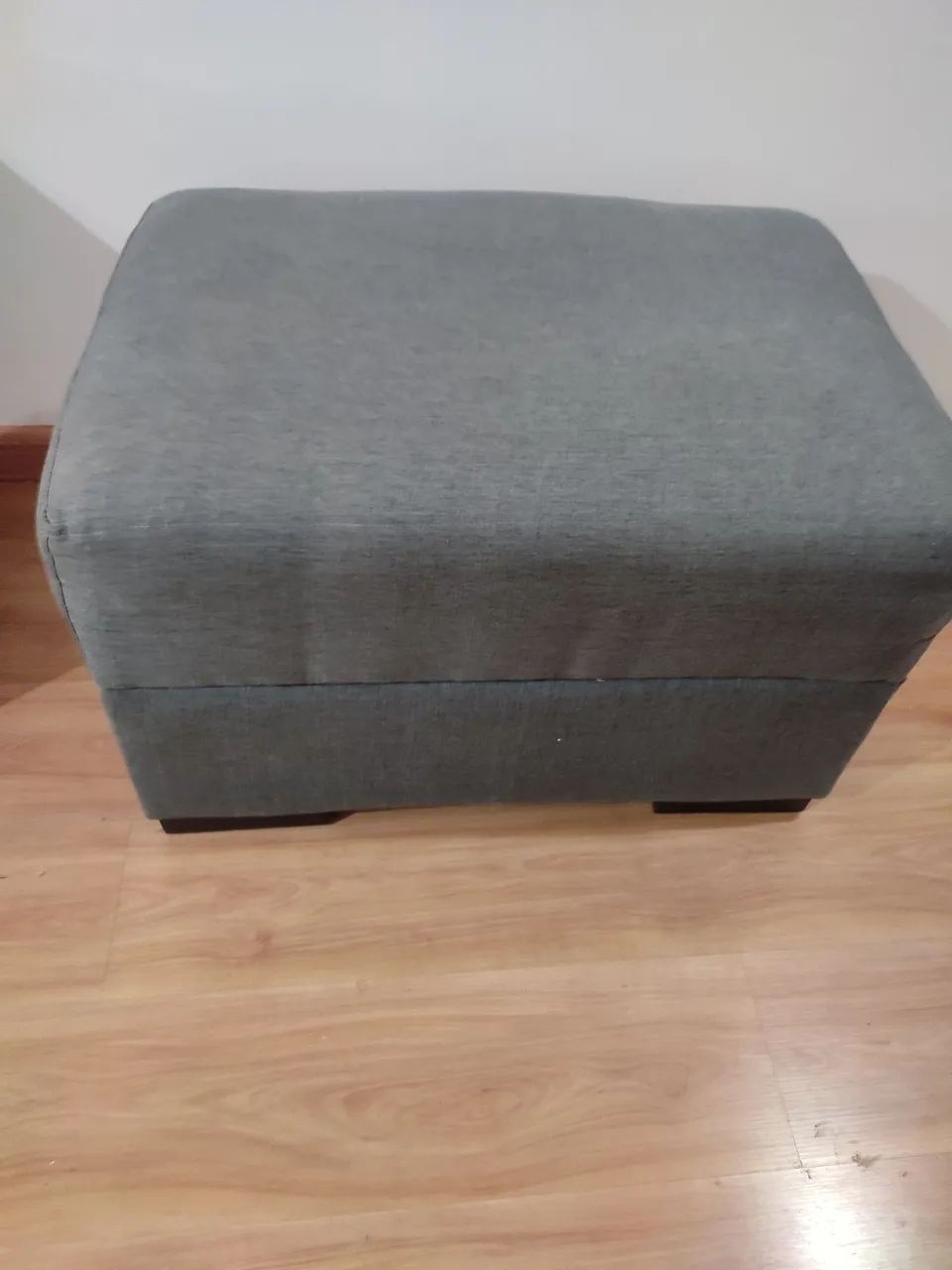 Puff Cinza para Sala 2 unidades  - Foto 3