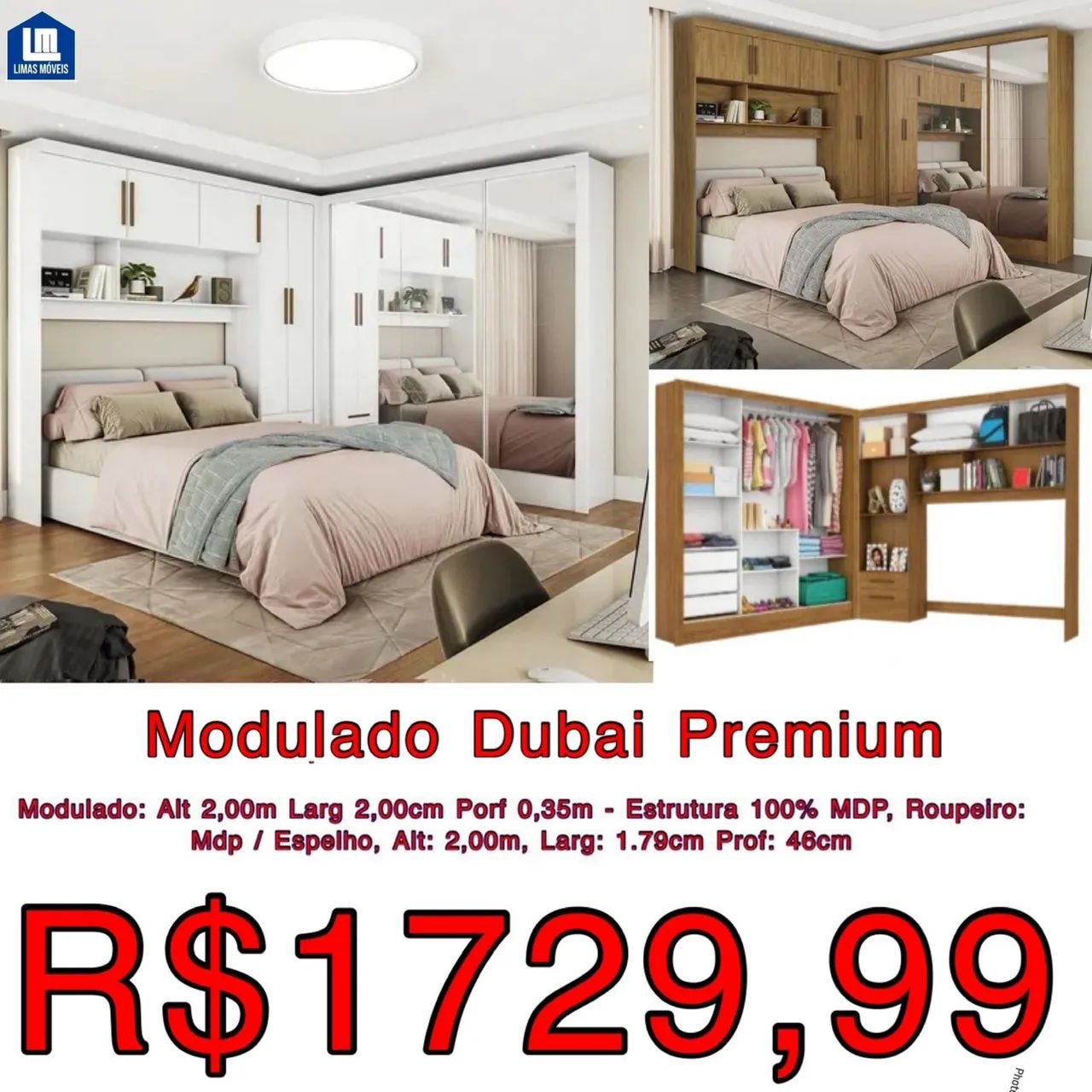 FRETE GRÁTIS MODULADO DUBAI PREMIUM PROMOÇÃO APROVEITE 