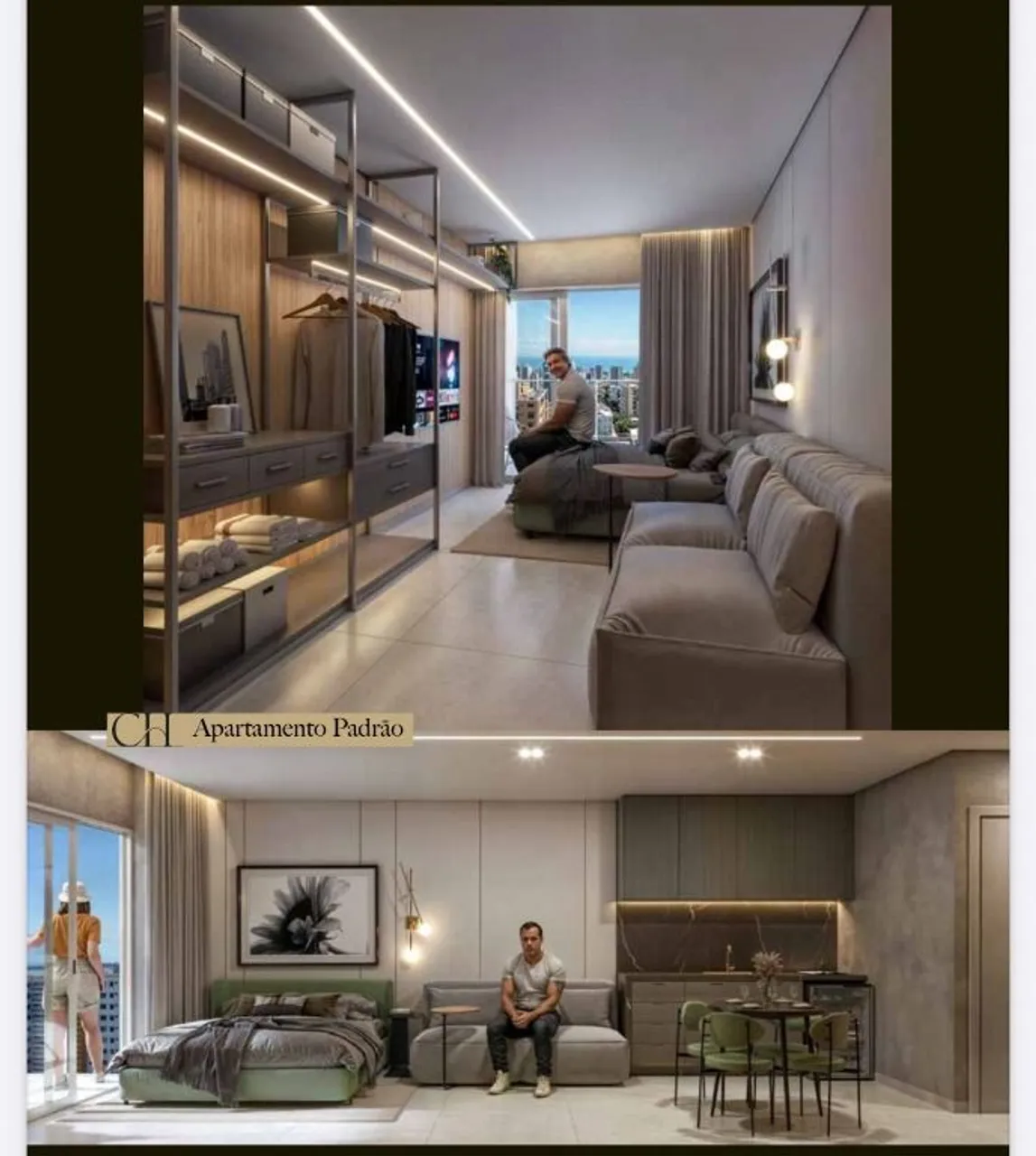 Flat com 1 dormitório à venda, 28 m² por R$ 310.600,00 - Cabo Branco - João Pessoa/PB