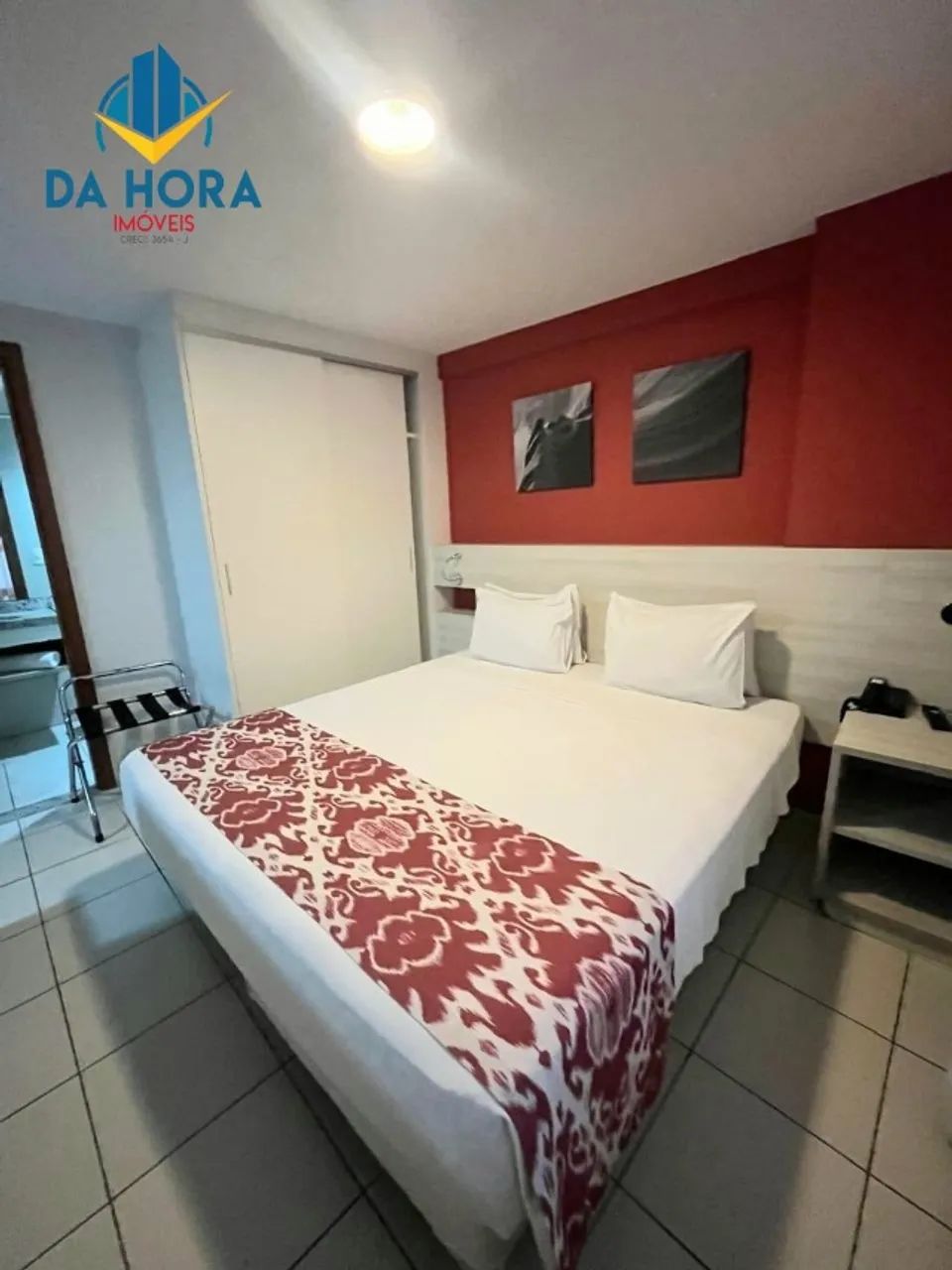Flat com 2 quartos em Ponta Negra todo mobiliado! - Foto 5