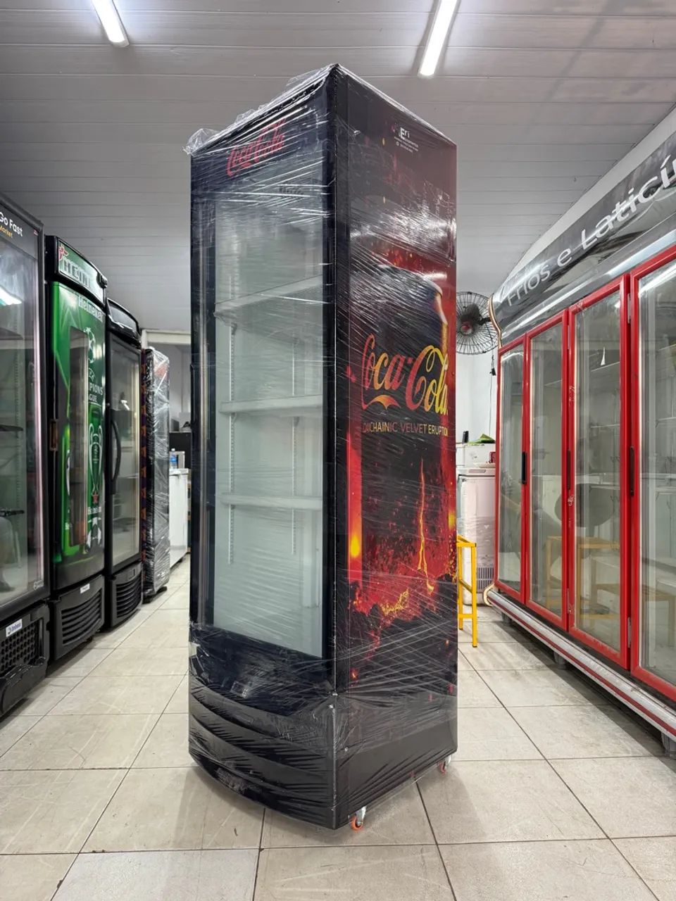 Expositor e cervejeira