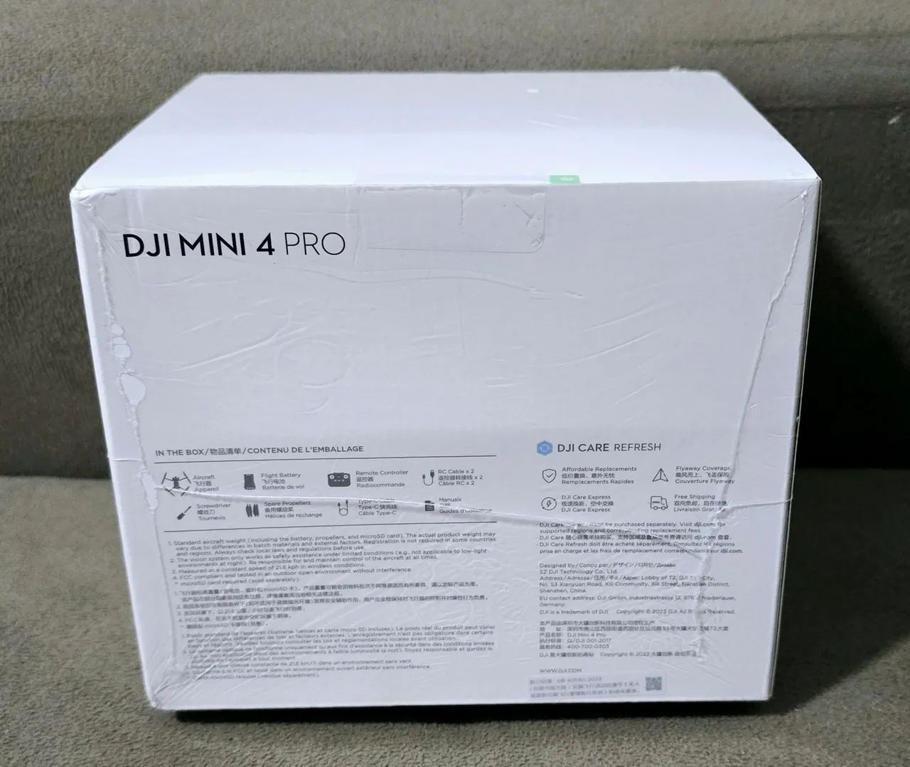 DRONE DJI MINI 4 PRO STANDARD 1 BATERIA CONTROLE SEM TELA NOVO, LACRADO  - Foto 2