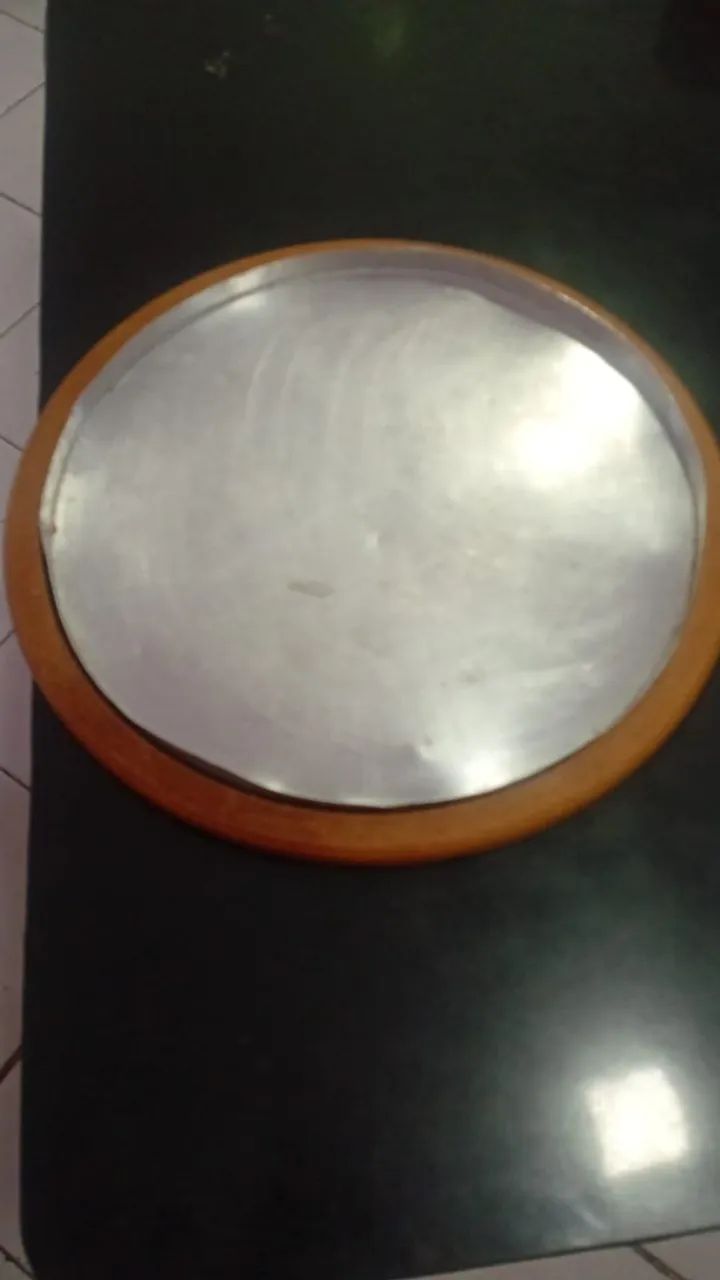 Suporte De Madeira Para Forma De Pizza 35cm - Temos 11 unidades - 65 cada - Foto 2