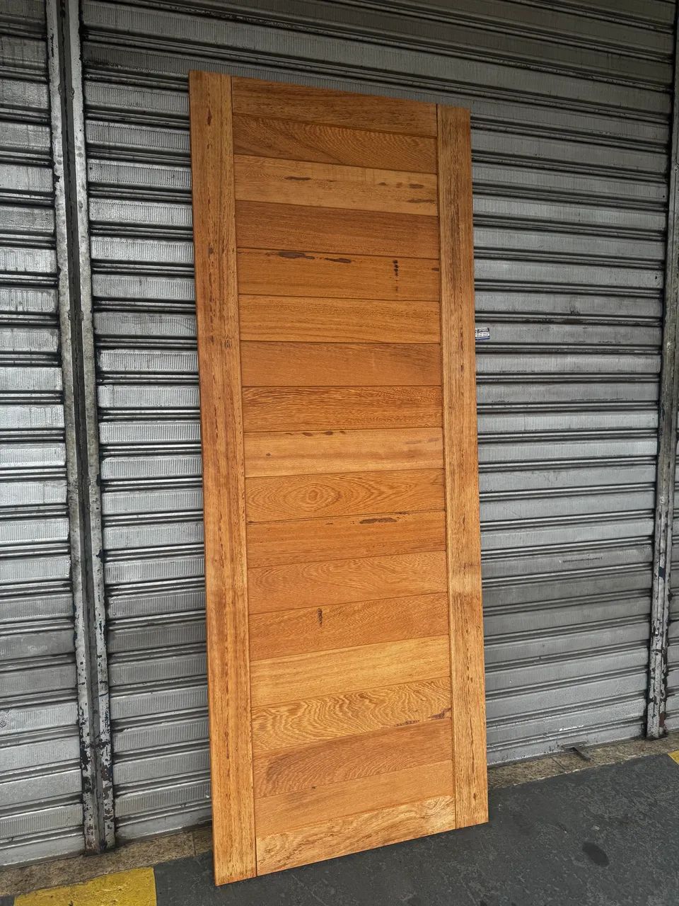 Portas de madeira angelim pedra 80cm - Super PROMOÇÃO  - Foto 4