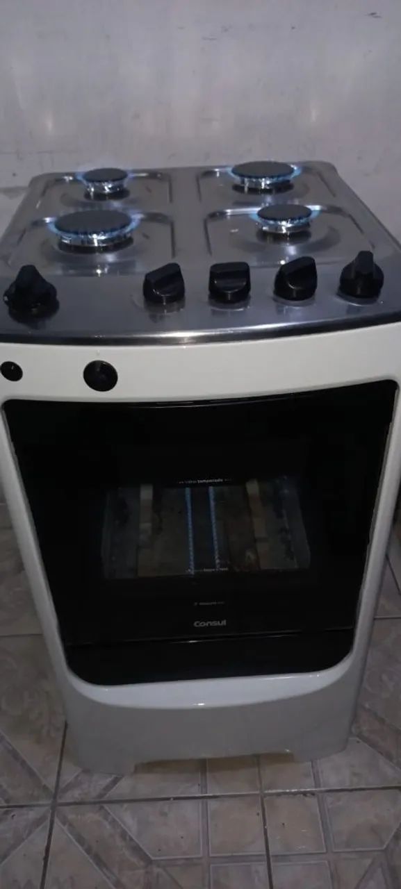 Fogão consul automático em ótimo estado e com garantia  - Foto 3