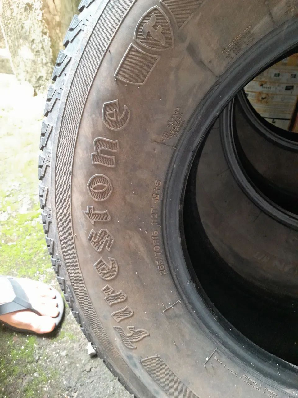 Pneus 265/70 R16- 4 pneus usado hillux  - Foto 3