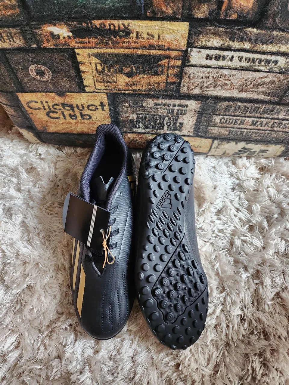 TAMANHO 40/41/42/43/44 CHUTEIRA SOCIETY ADIDAS ORIGINAL TRAVA BAIXA - Foto 3