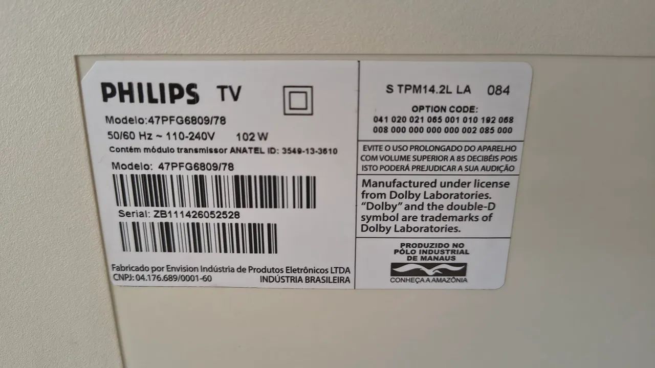Smart TV Philips 47pfg6809 - Foto 3