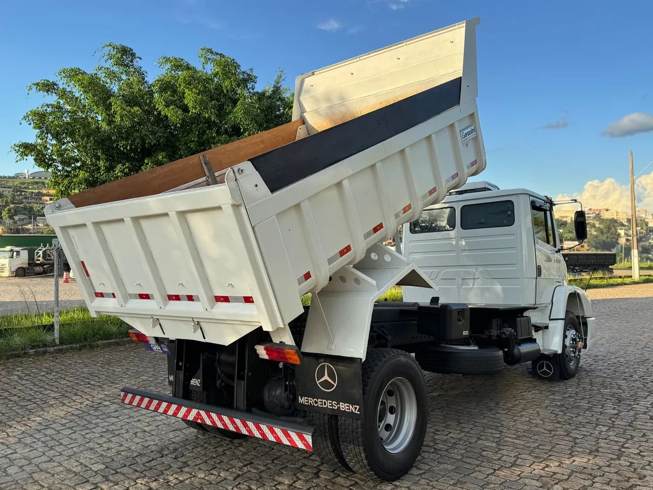 Caminhão MB 1318 2008 Caçamba toco apenas 126.000 Km extra Raridade  - Foto 6
