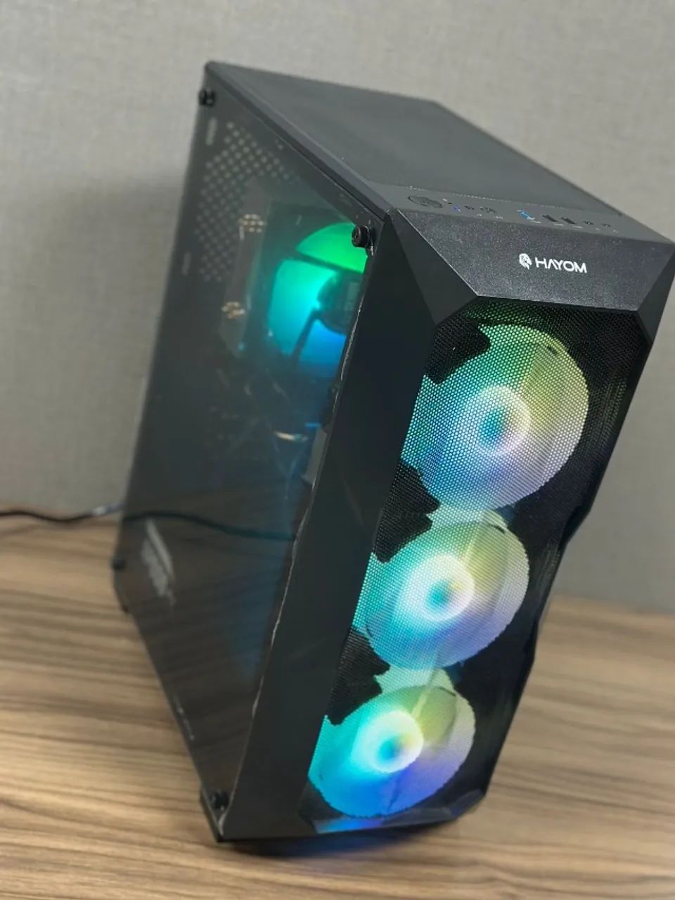 Pc Gamer  Air cooler GAMBIAS Boreas Lite RGB FAN 120m SEMI NOVO COM GARANTIA LOJA FISICA - Foto 3