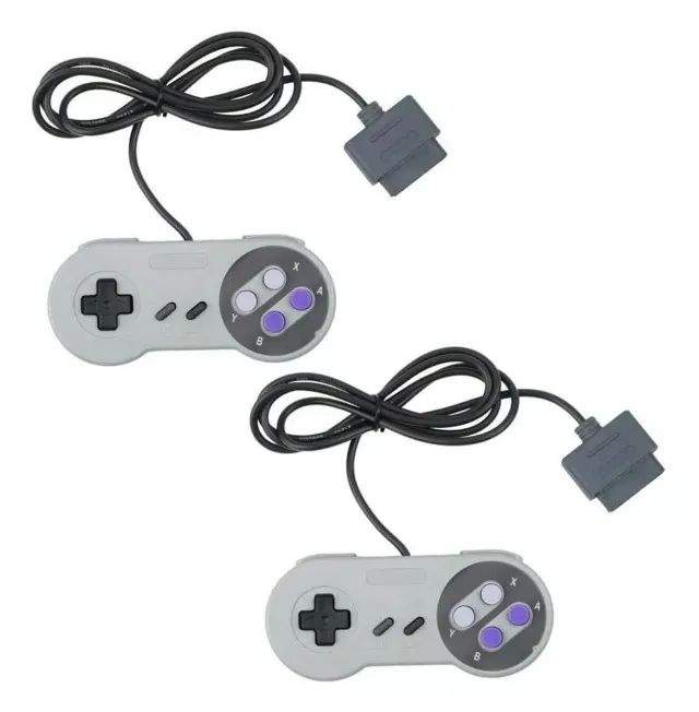 Kit 2 Controles Para Super Nintendo