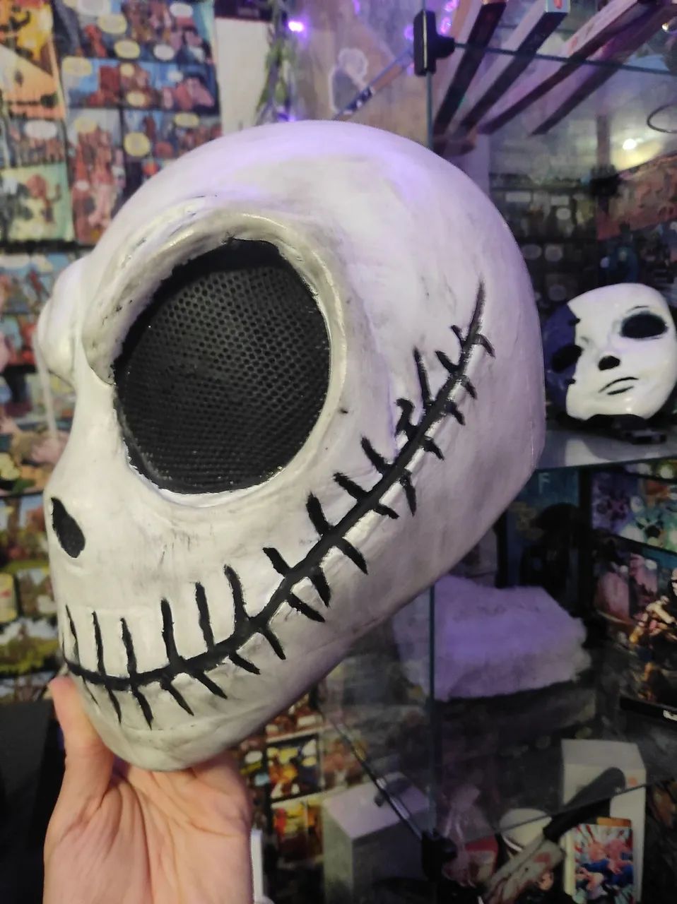 Mascara para cosplay Jack Esqueleto - Foto 3