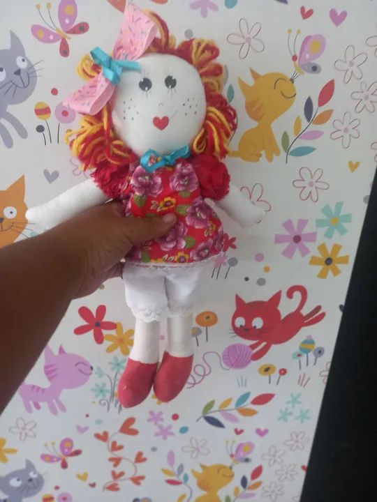 Emília antiga corpo de pano - Foto 4