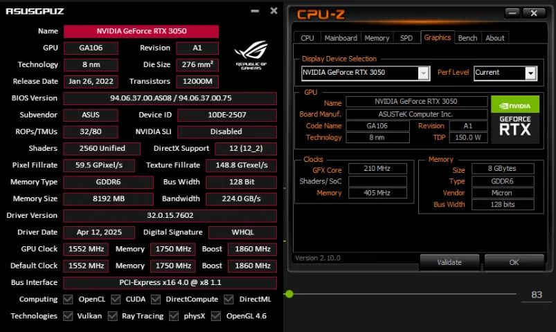 Nvidia Asus ROG Strix RTX 3050 8GB - Foto 2