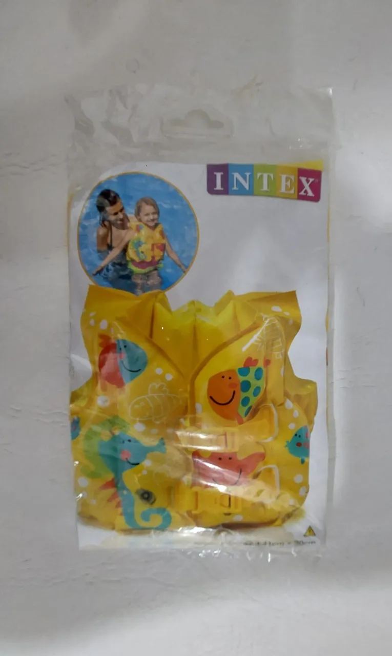 Colete Inflável Infantil Intex Novo