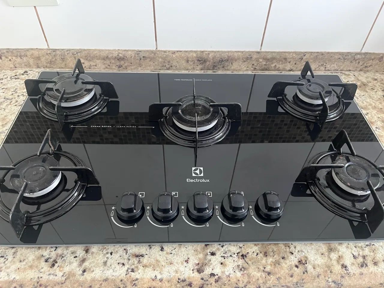 Cooktop Eletrolux 5 bocas seminovo 220v