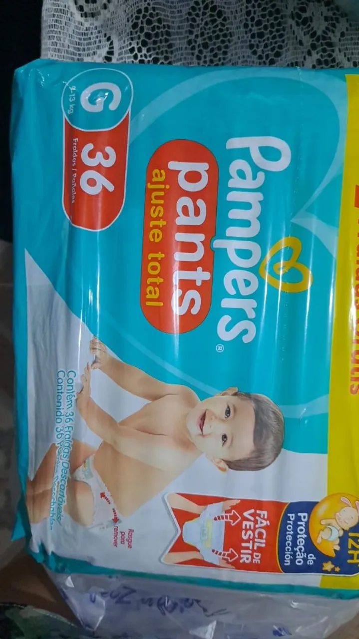 Fraldas Pampers Pants G36 - 36 unidades
