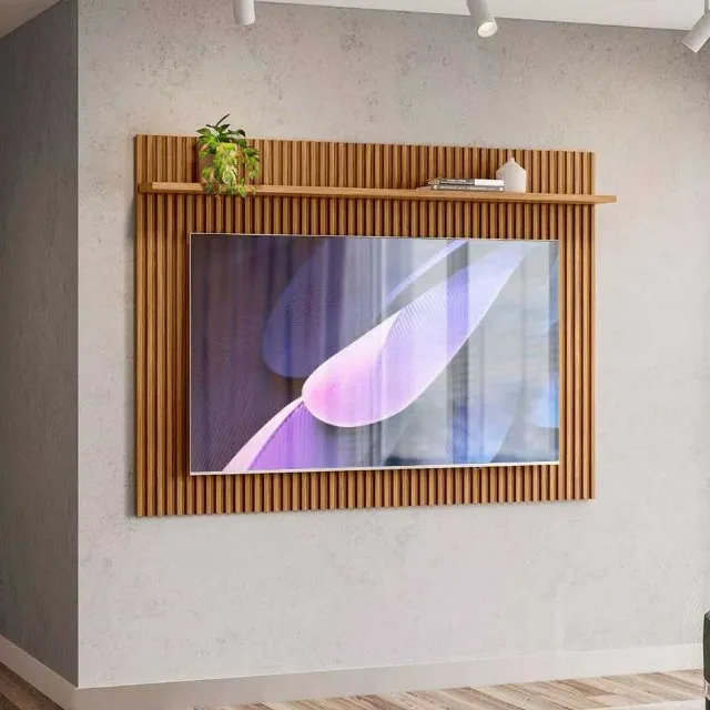 Painel para TV de ATÉ 75" Polegadas RIPADOS EM MDF (ENTREGAS EM ATÉ 24h)