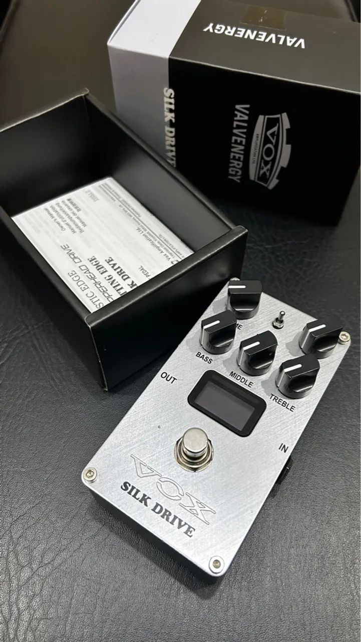 PEDAL VOX VALVE ENERGY OVERDRIVE/BOOSTER SILK DRIVE - 3x1 NOVO NA
