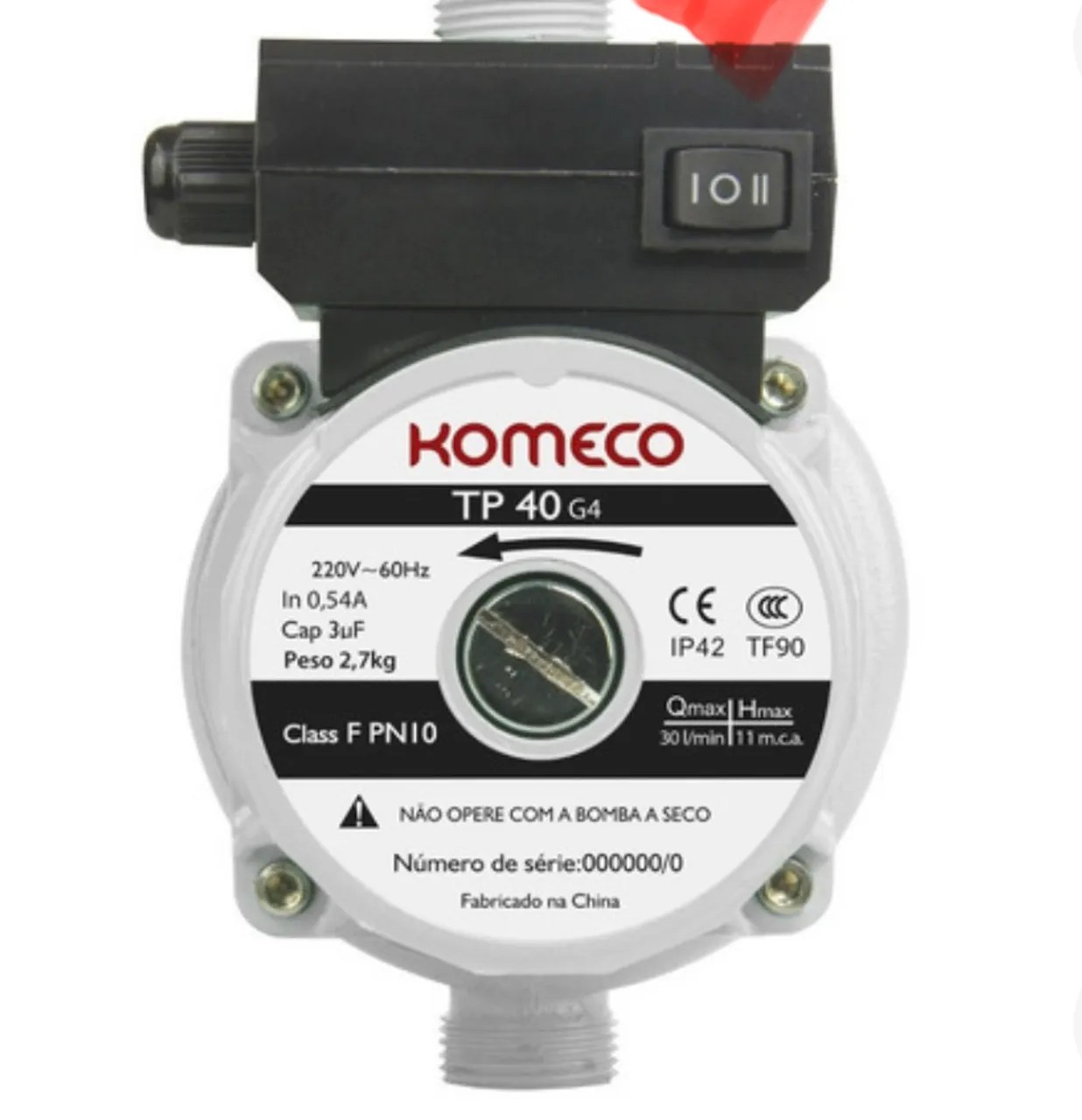Pressurizador de Água Komeco Tp40 G4 120W 220V