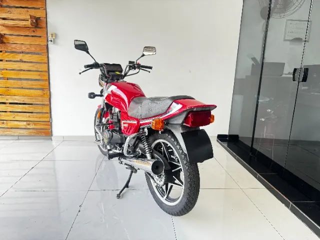HONDA CB 450 1986 VERMELHA 26.000 KM RODADOS ITEM DE COLEÇÃO - Foto 4