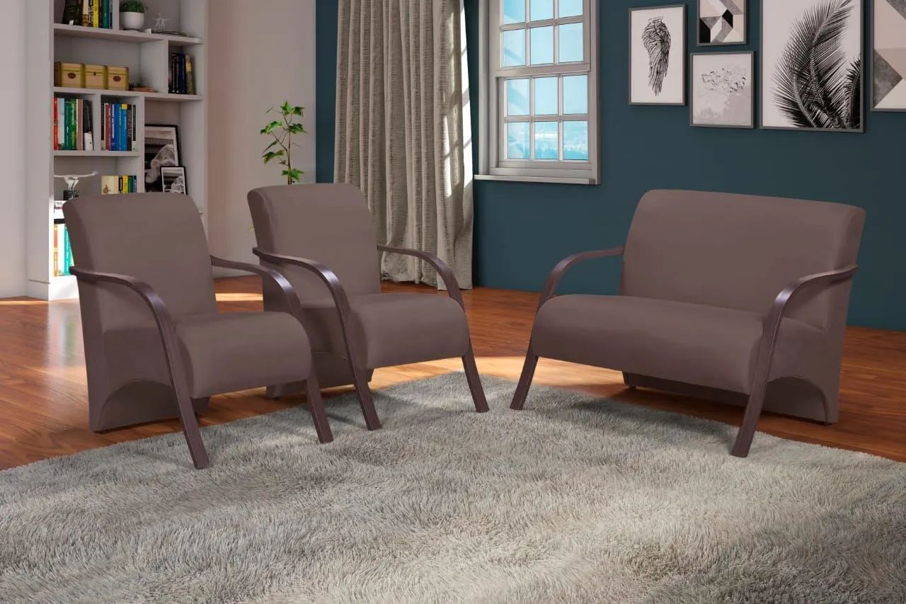 Conjunto de Poltronas Imperatriz - Entrega Rápida  - Foto 2