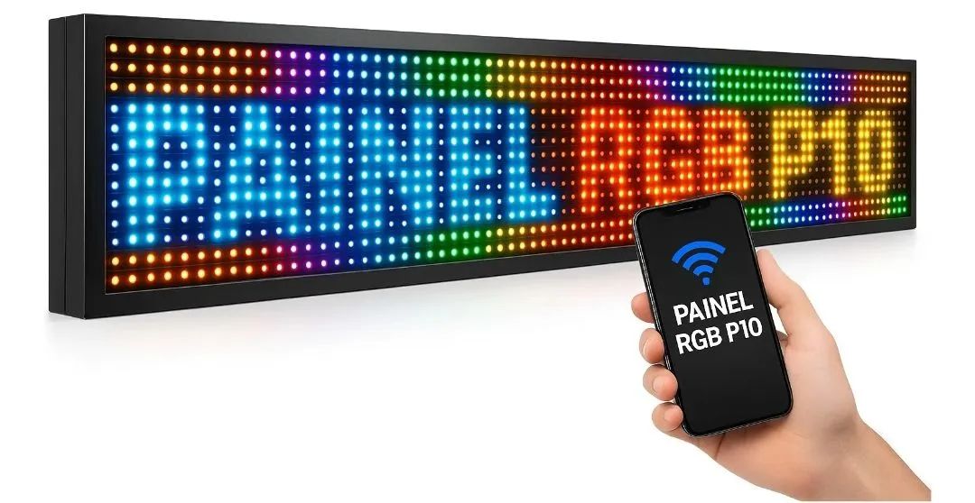 Painel 160 x 40 SL 1647 CP 10 RGB (Honestidade e Qualidade é na JK eletrônicos) - Foto 2