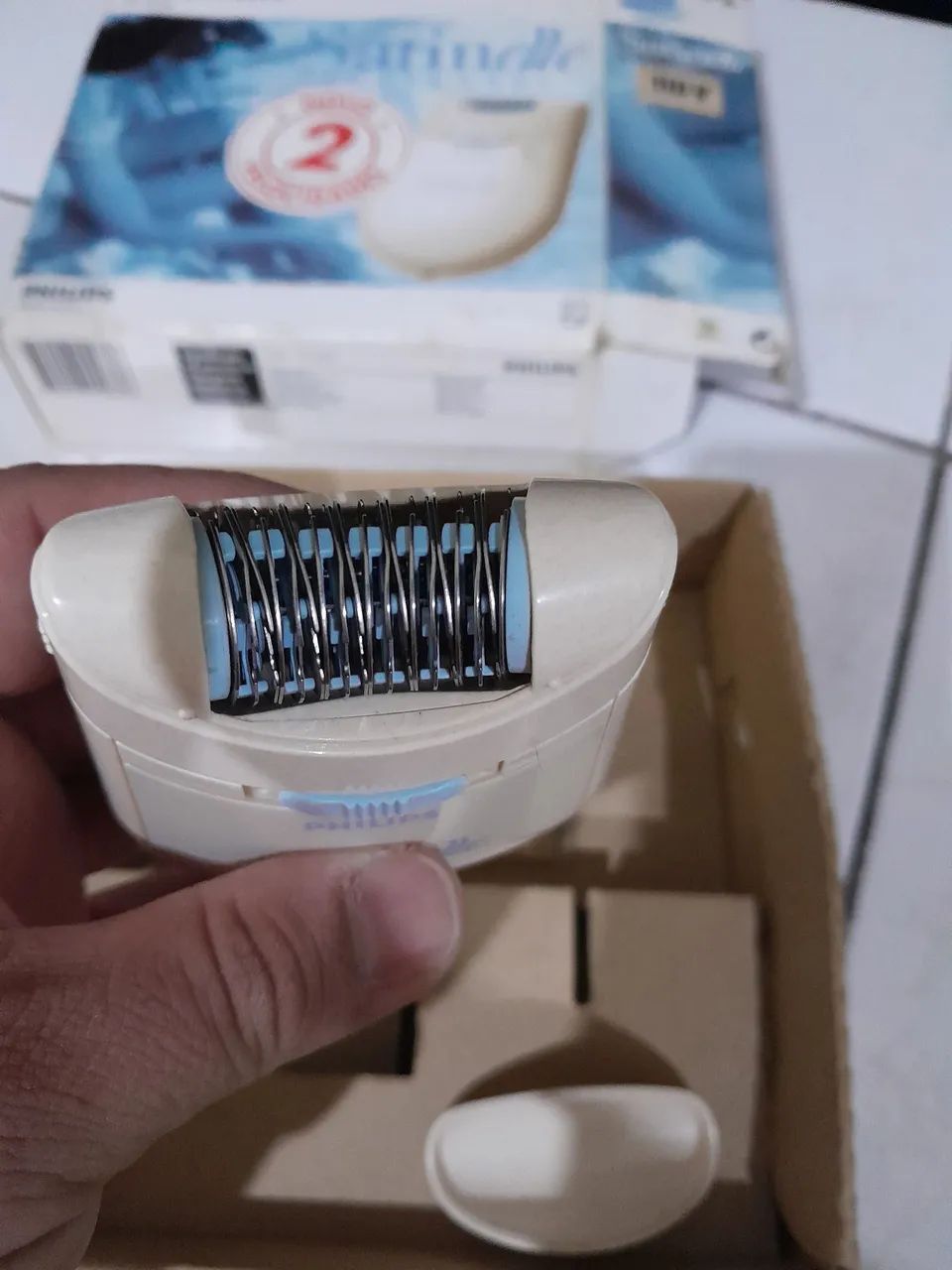 Depilador Antigo Philips Satinelle no Estado Leia Descrição  - Foto 4