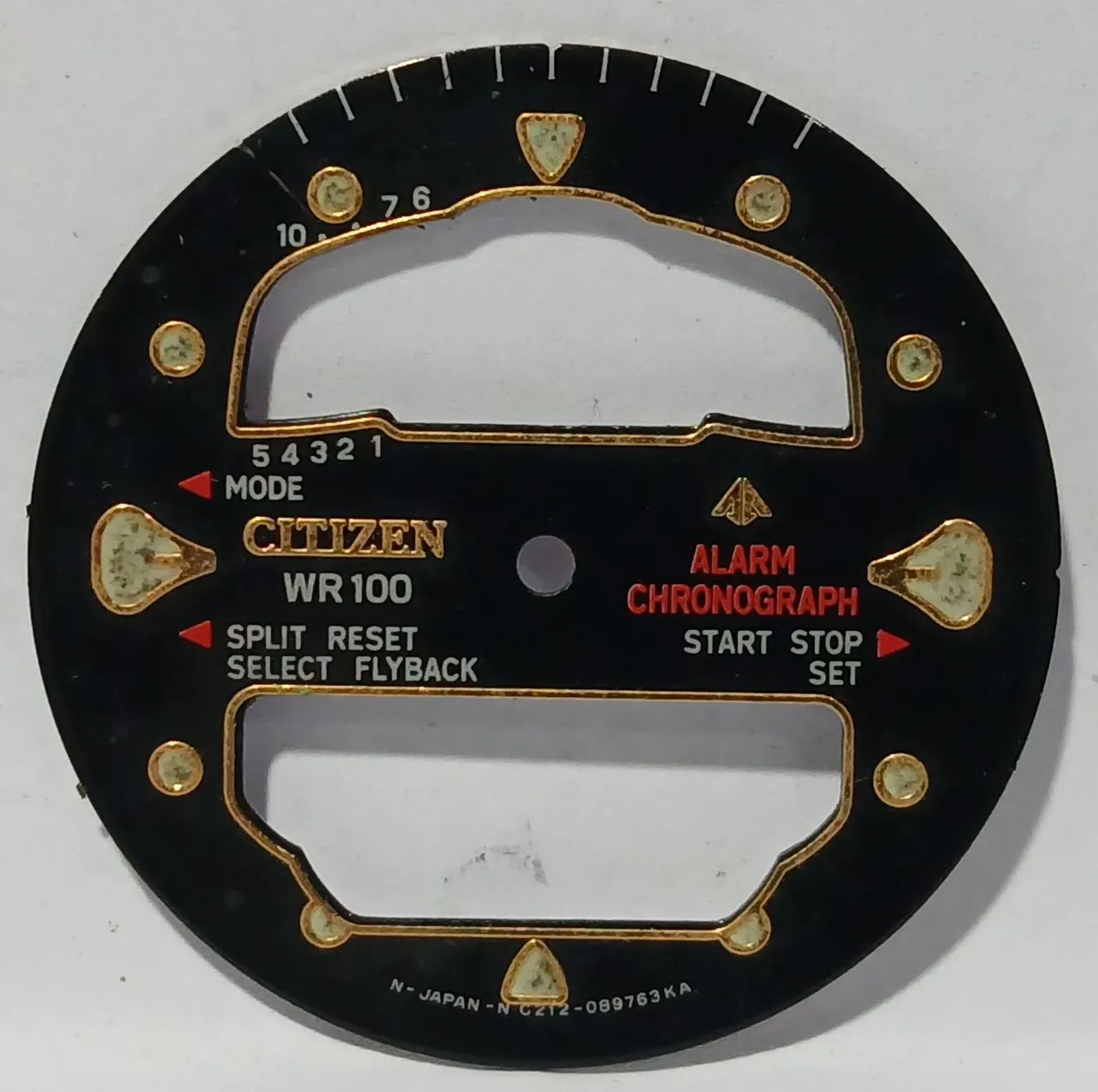 Mostrador relógio citizen wr 100