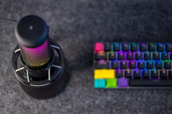 Microfone HyperX Quadcast S RGB ? Condensador com Caixa Original - Foto 4