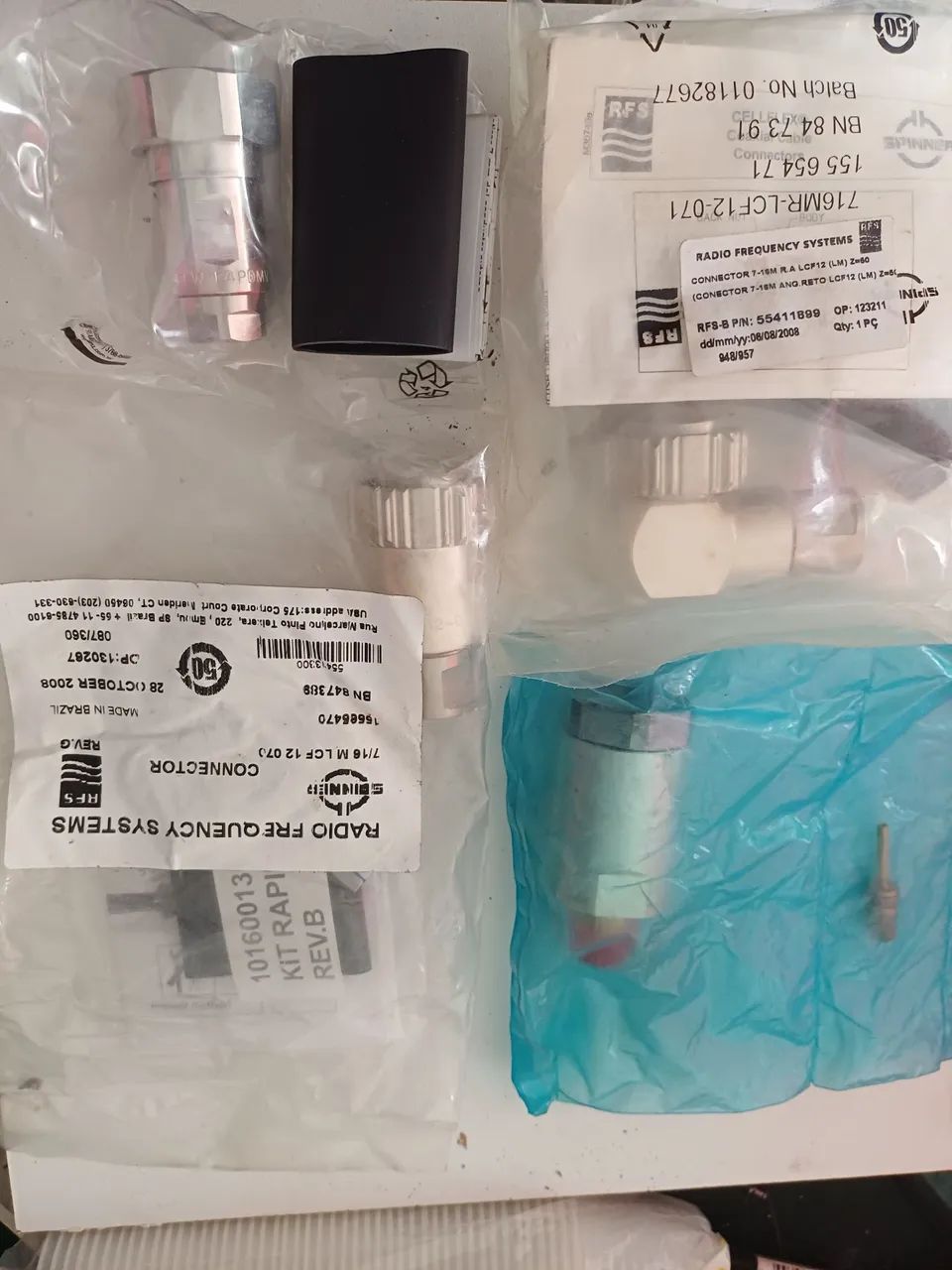 Kit conector para cabos Rádio Frequência, ERB. - Foto 4