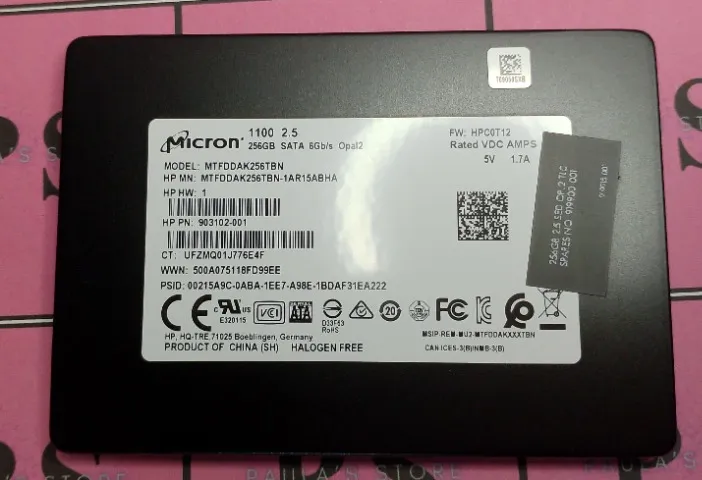 SSD Micron 256GB Win10