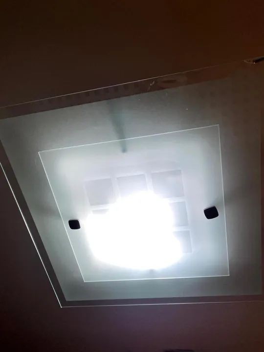 Lustre de teto moderno em vidro - Foto 4