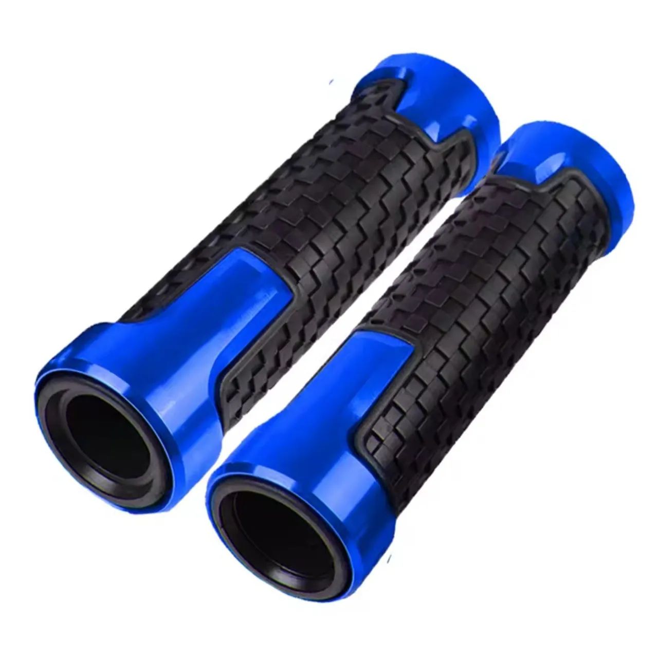Par de Manoplas + Par de pesos Moto - Azul - Foto 2