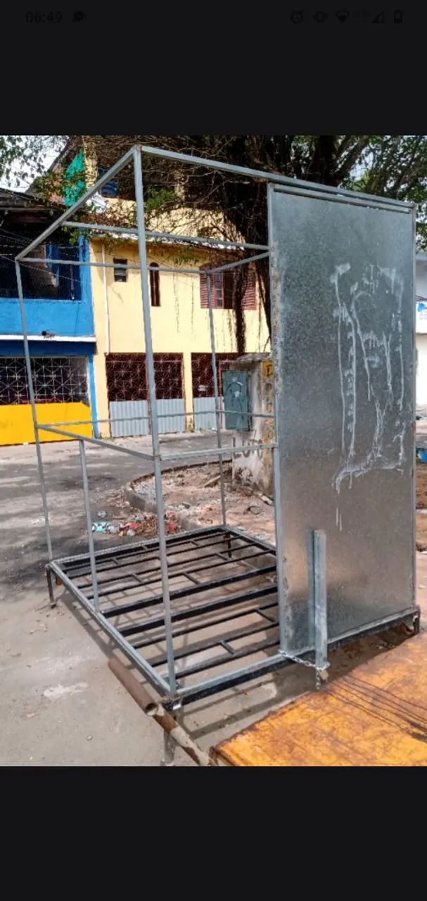 Estrutura metálica para construção