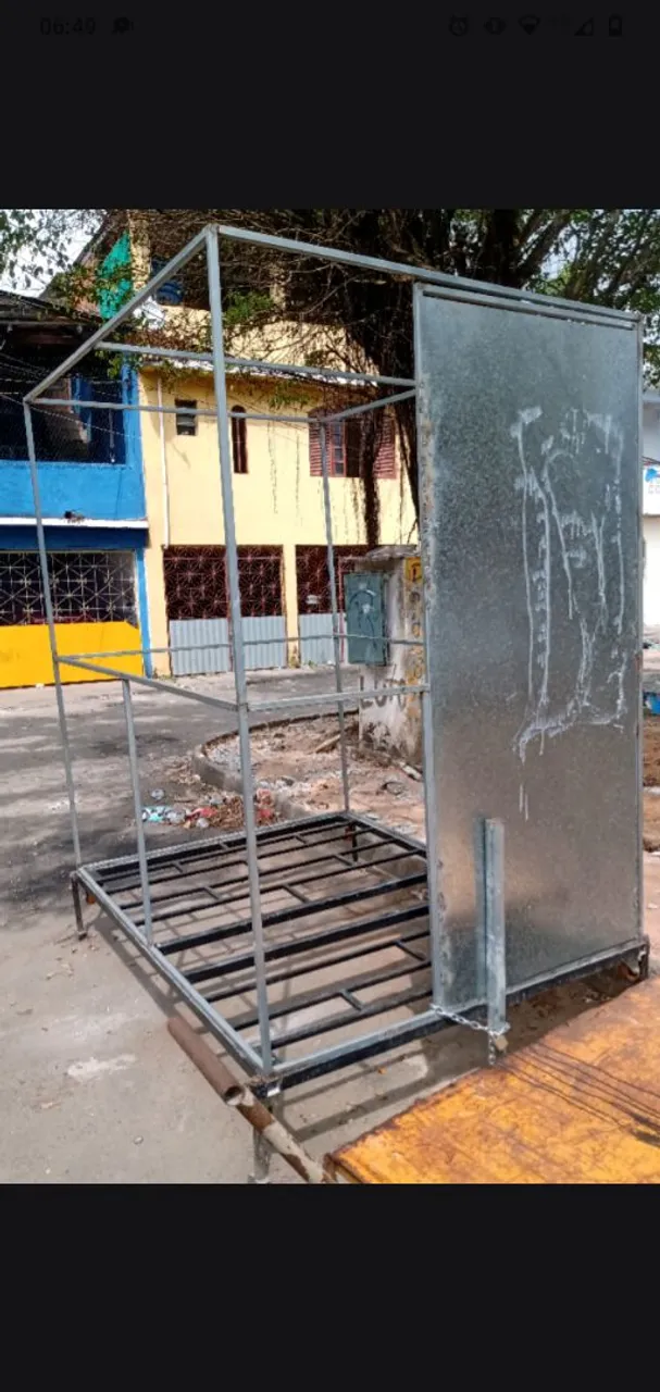 Estrutura metálica para construção