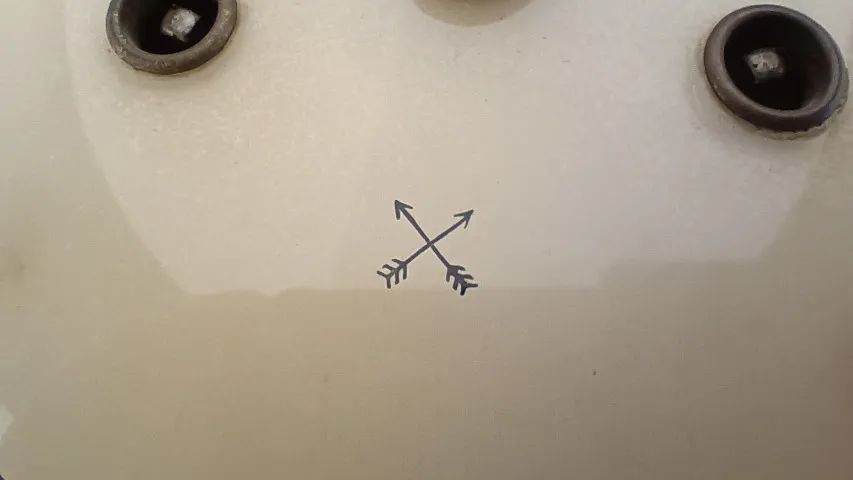 Relógio de parede Alemão Junghans, dito 'Olho de Boi', em madeira nobre. Ano +/- 1920 - Foto 5