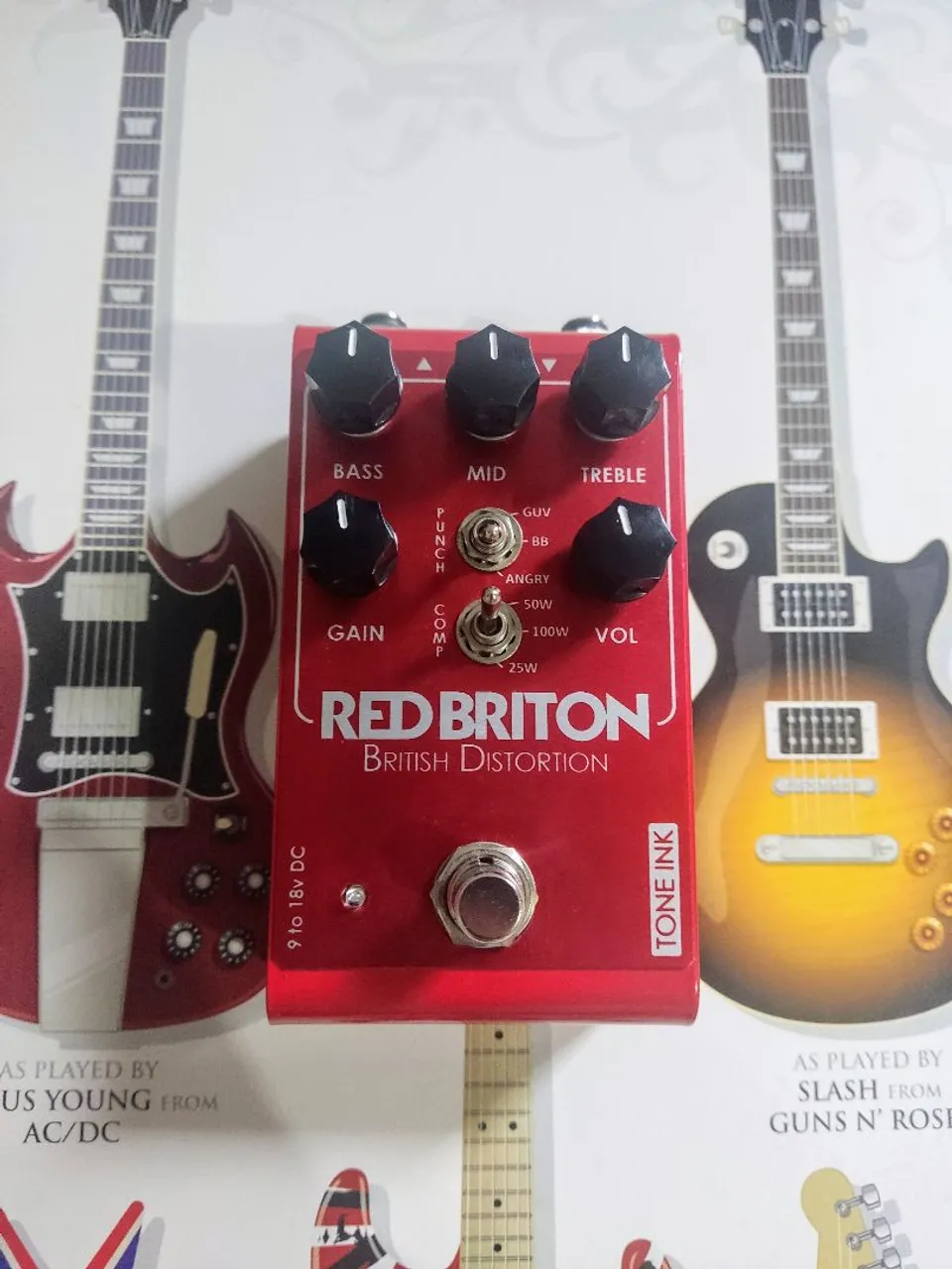 Pedal Red Briton British Distortion - Tone Ink